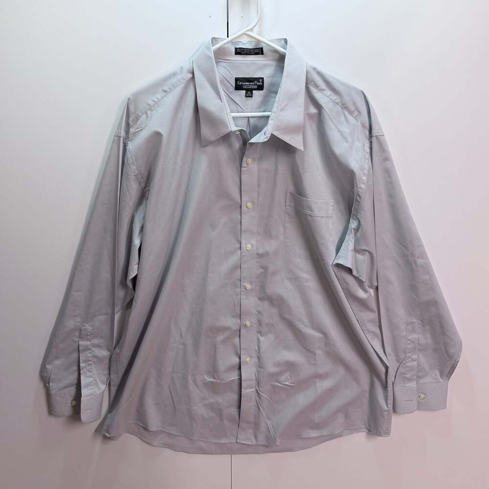 Kilburne and Finch Men's Long Sleeve Dress Shirt Size 18 34/35